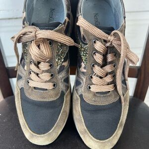 Nero Giardini Black and Gray Sneakers